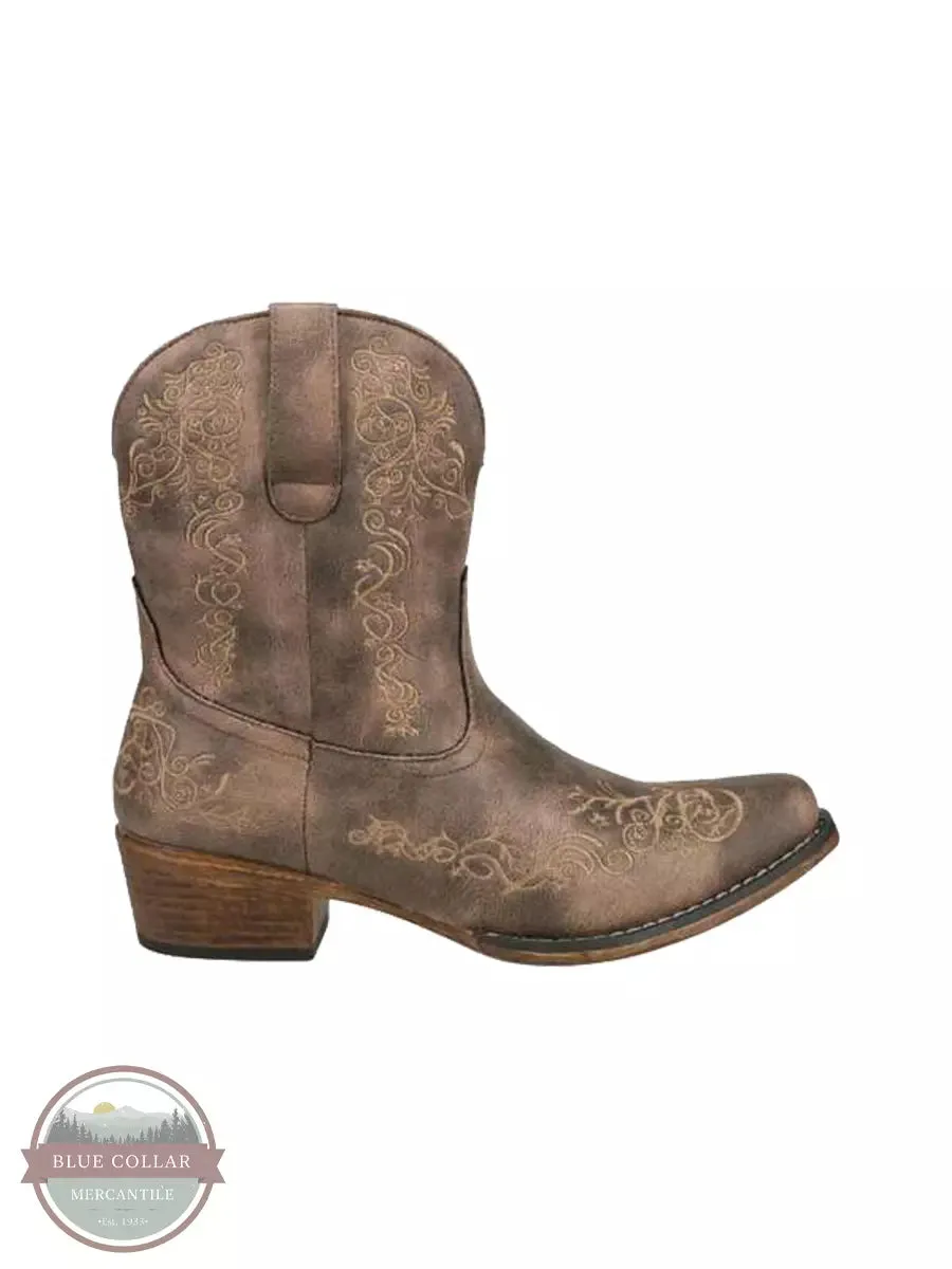 09-021-1567-2863 BR Riley Scroll Shorty Western Boots