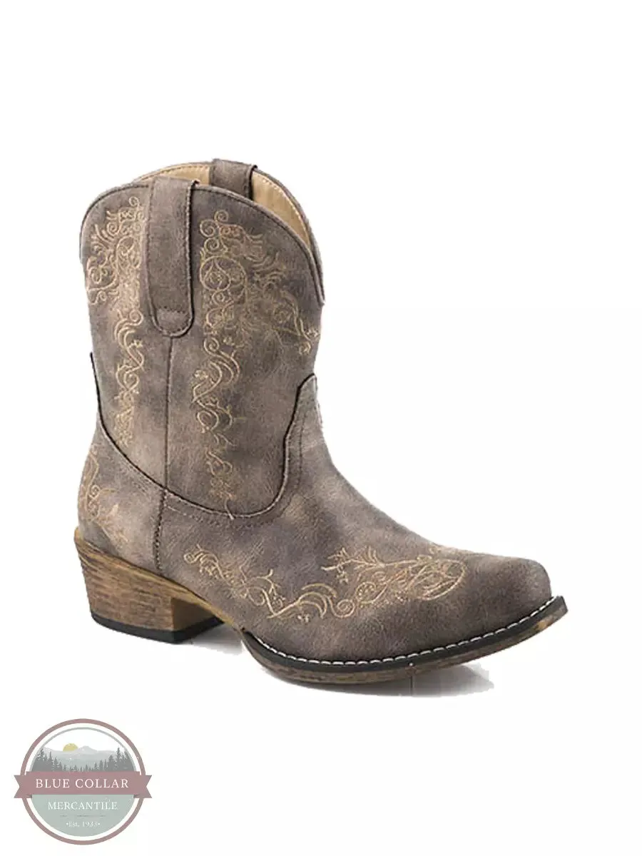 09-021-1567-2863 BR Riley Scroll Shorty Western Boots