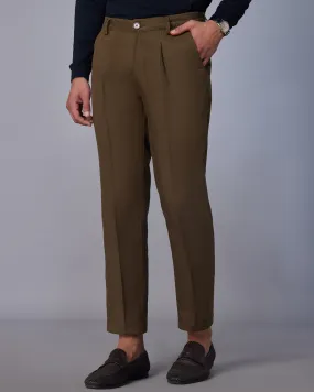 100% Linen Pants - Olive