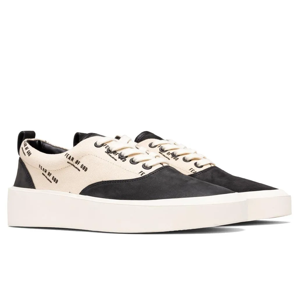 101 Lace Up Sneaker - Black/Cream