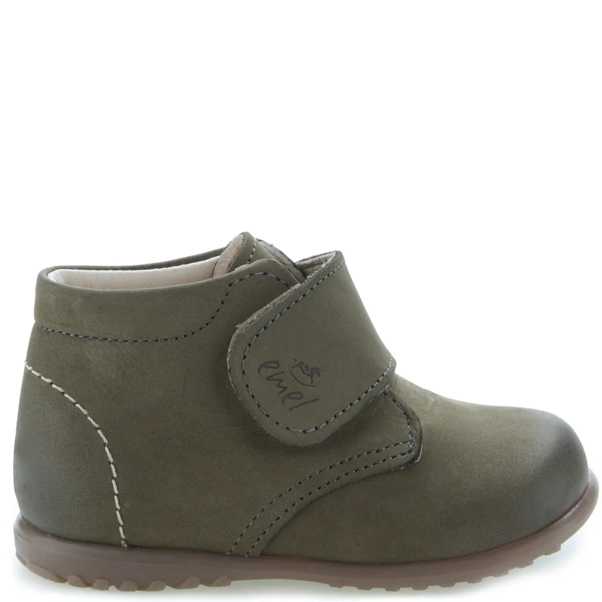 (1077D-12) Emel first shoes velcro Green