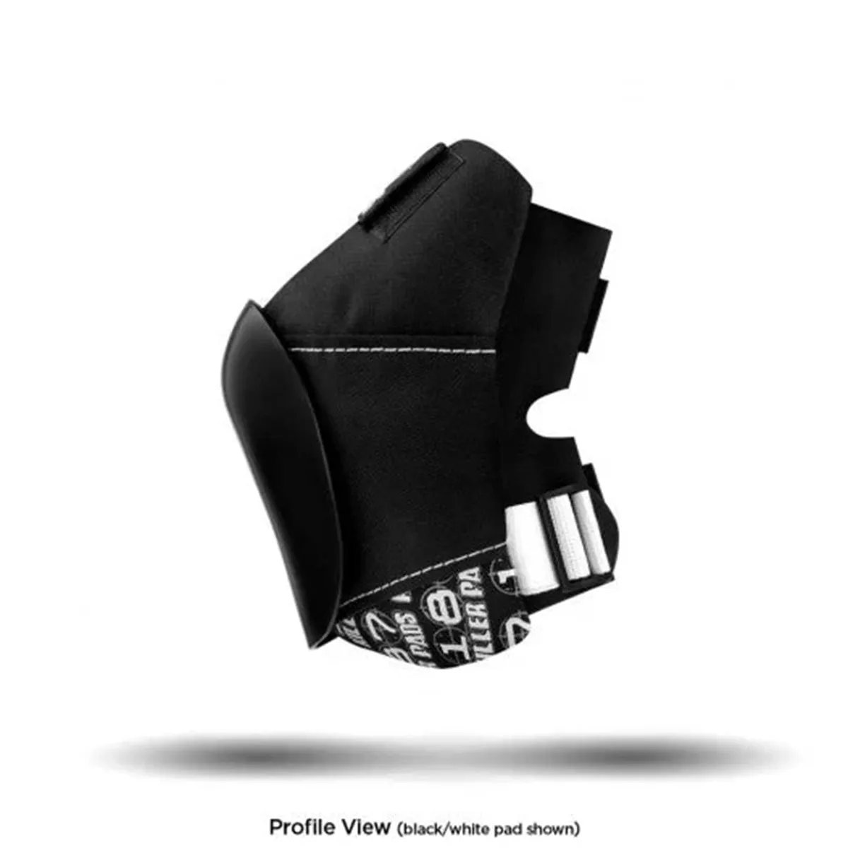 187 - Pro Knee Pad Black/White Strap