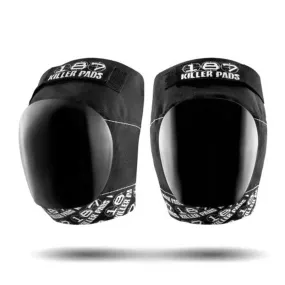 187 - Pro Knee Pad Black/White Strap