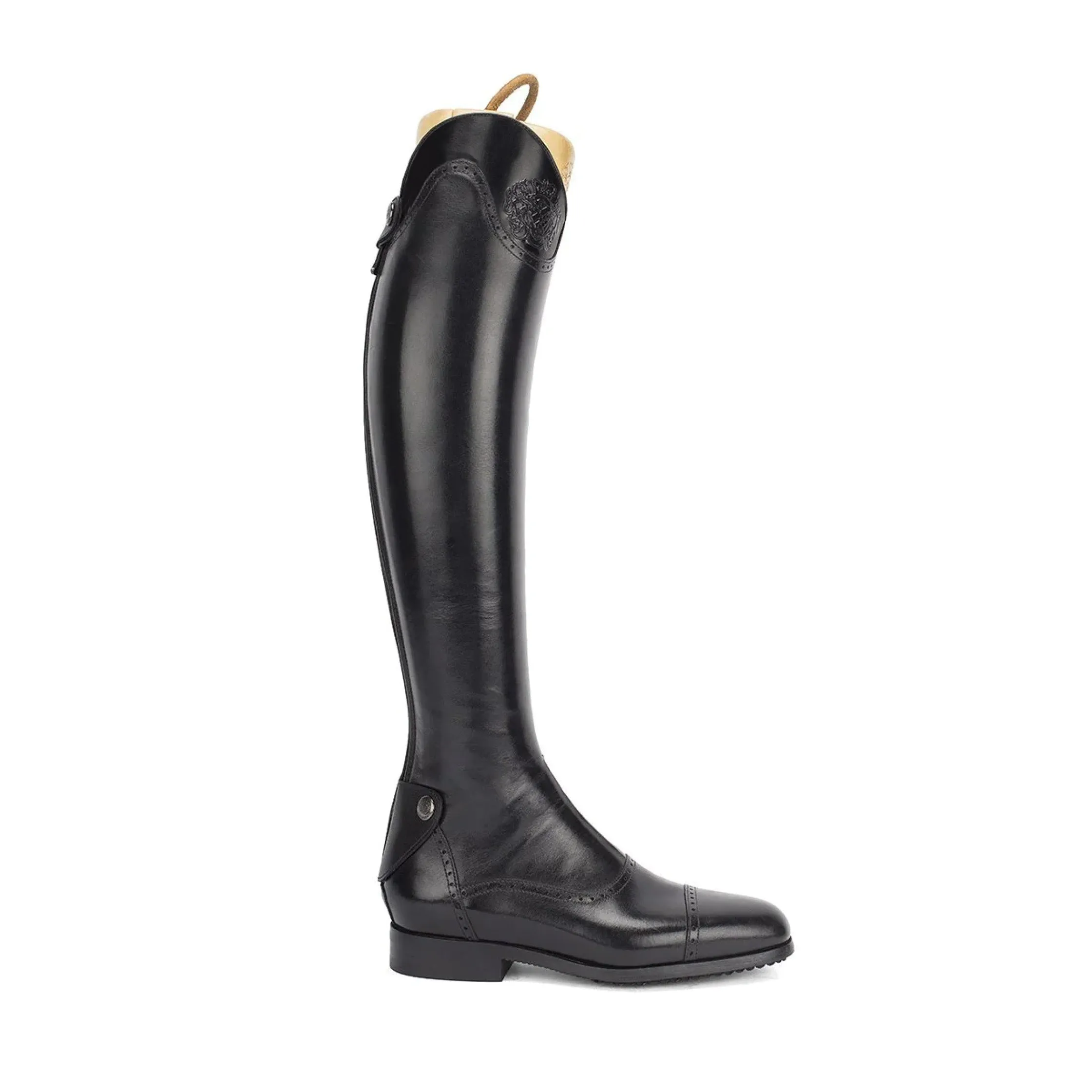 33202<br>Matt black standard riding boots [34 - 39]