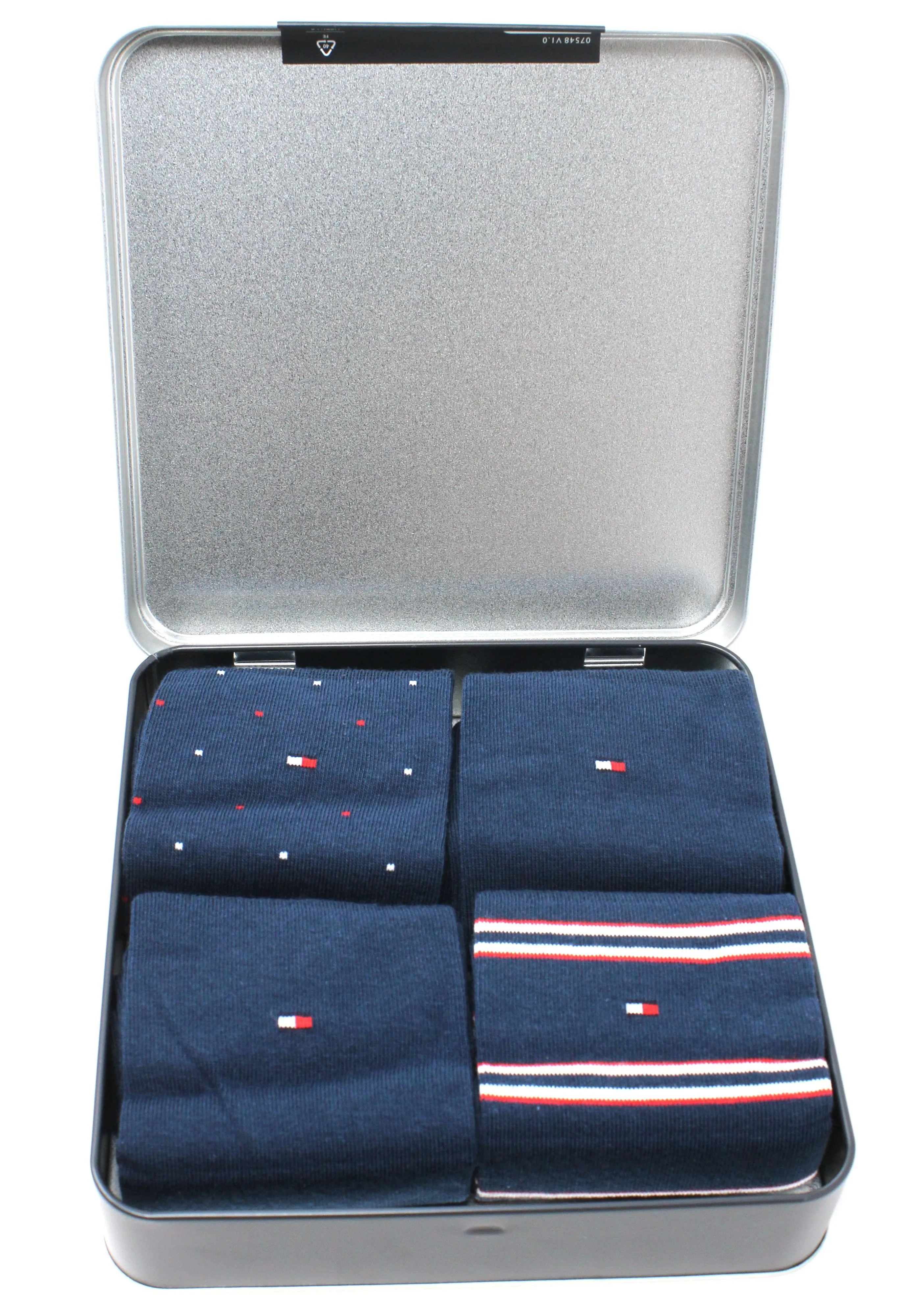 4 Pack Classic Stripe Sock Gift Box