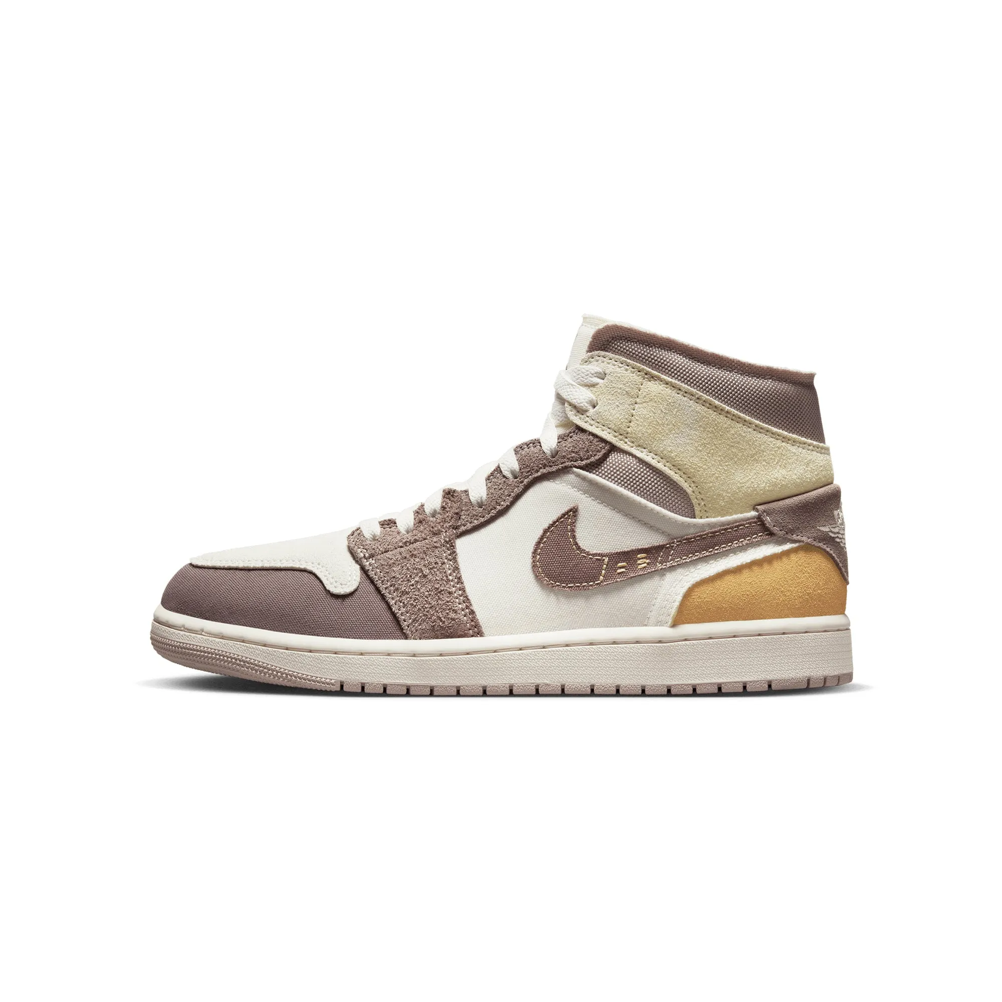 Air Jordan 1 Mens Mid SE Craft Shoes