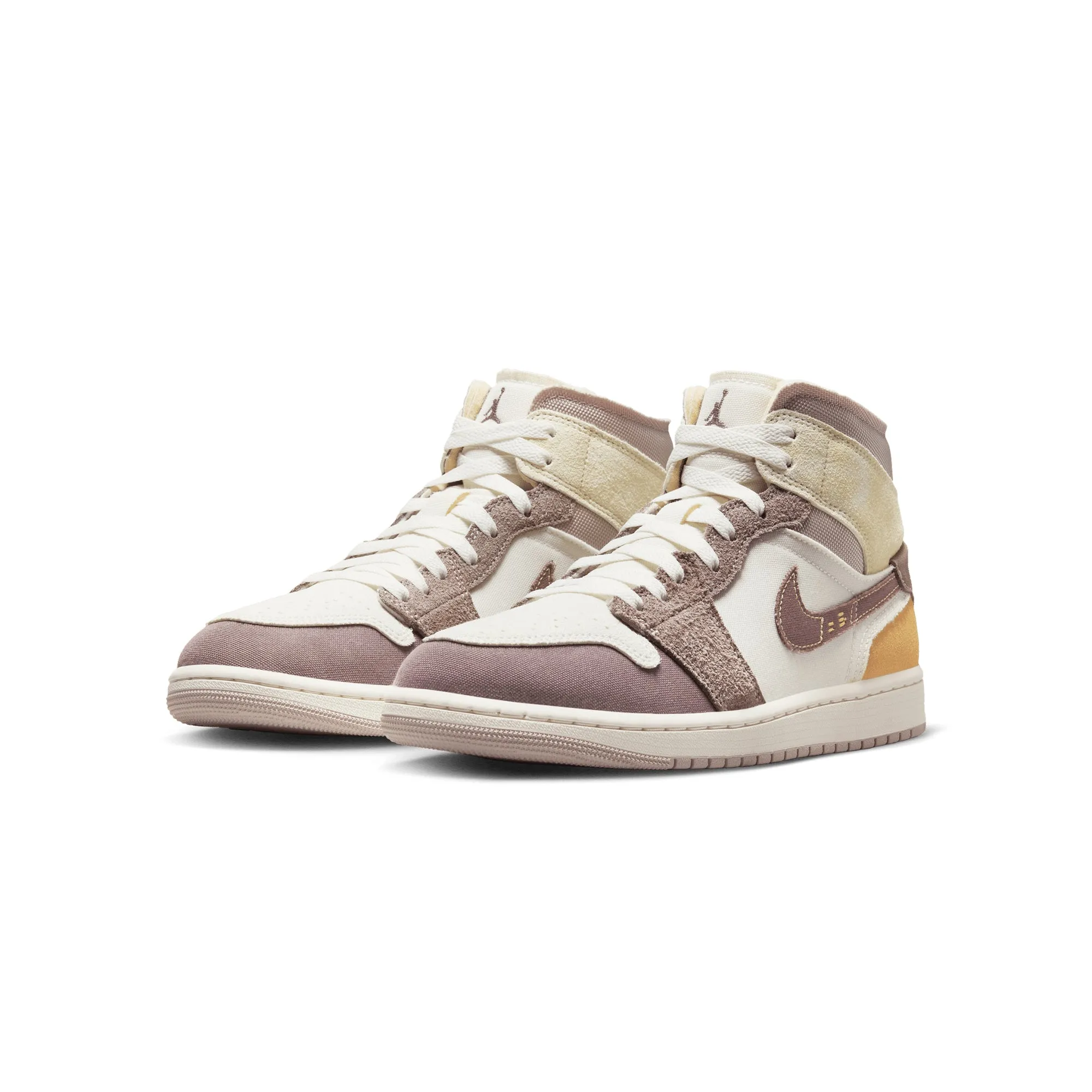 Air Jordan 1 Mens Mid SE Craft Shoes