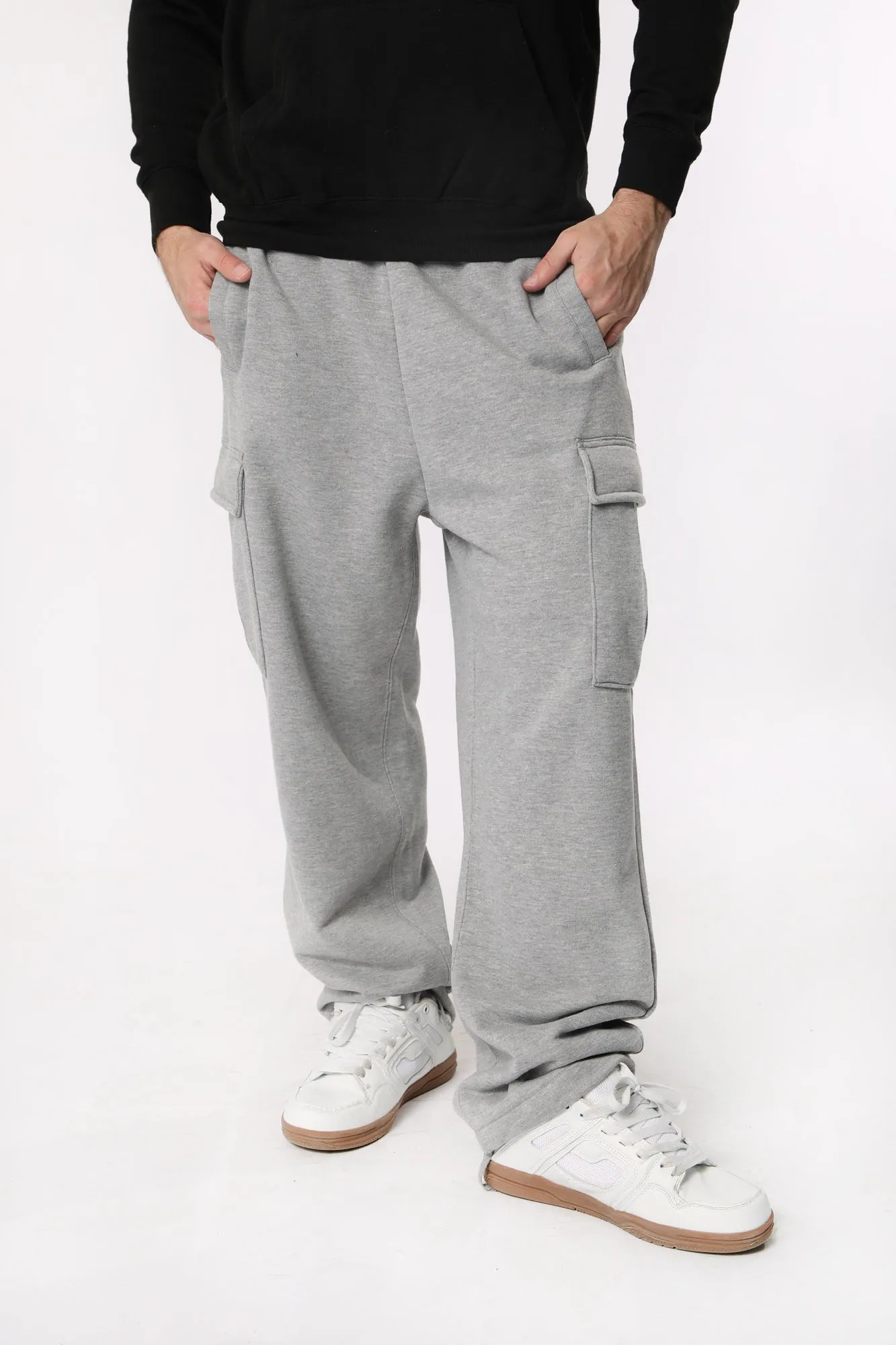 Amnesia Mens Fleece Cargo Jogger