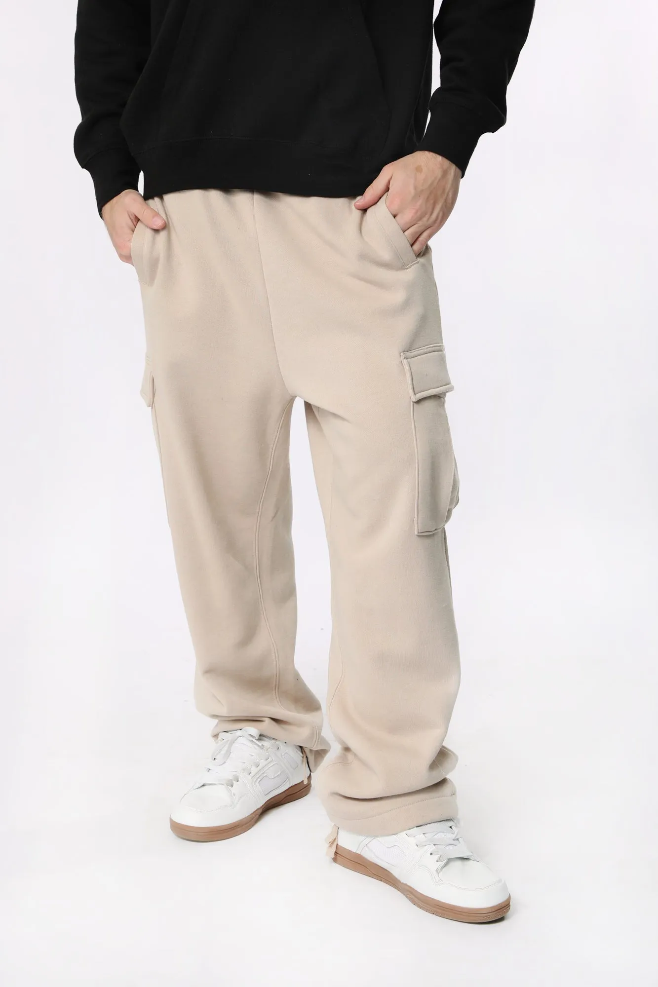 Amnesia Mens Fleece Cargo Jogger