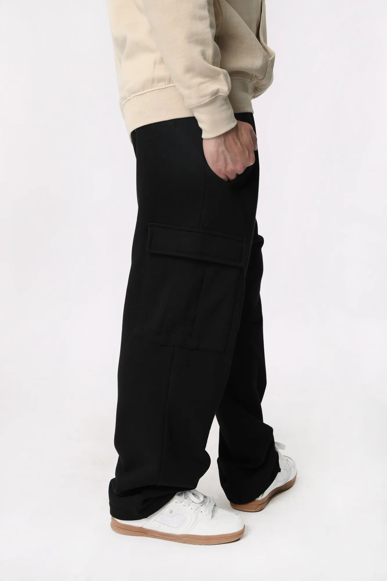 Amnesia Mens Fleece Cargo Jogger