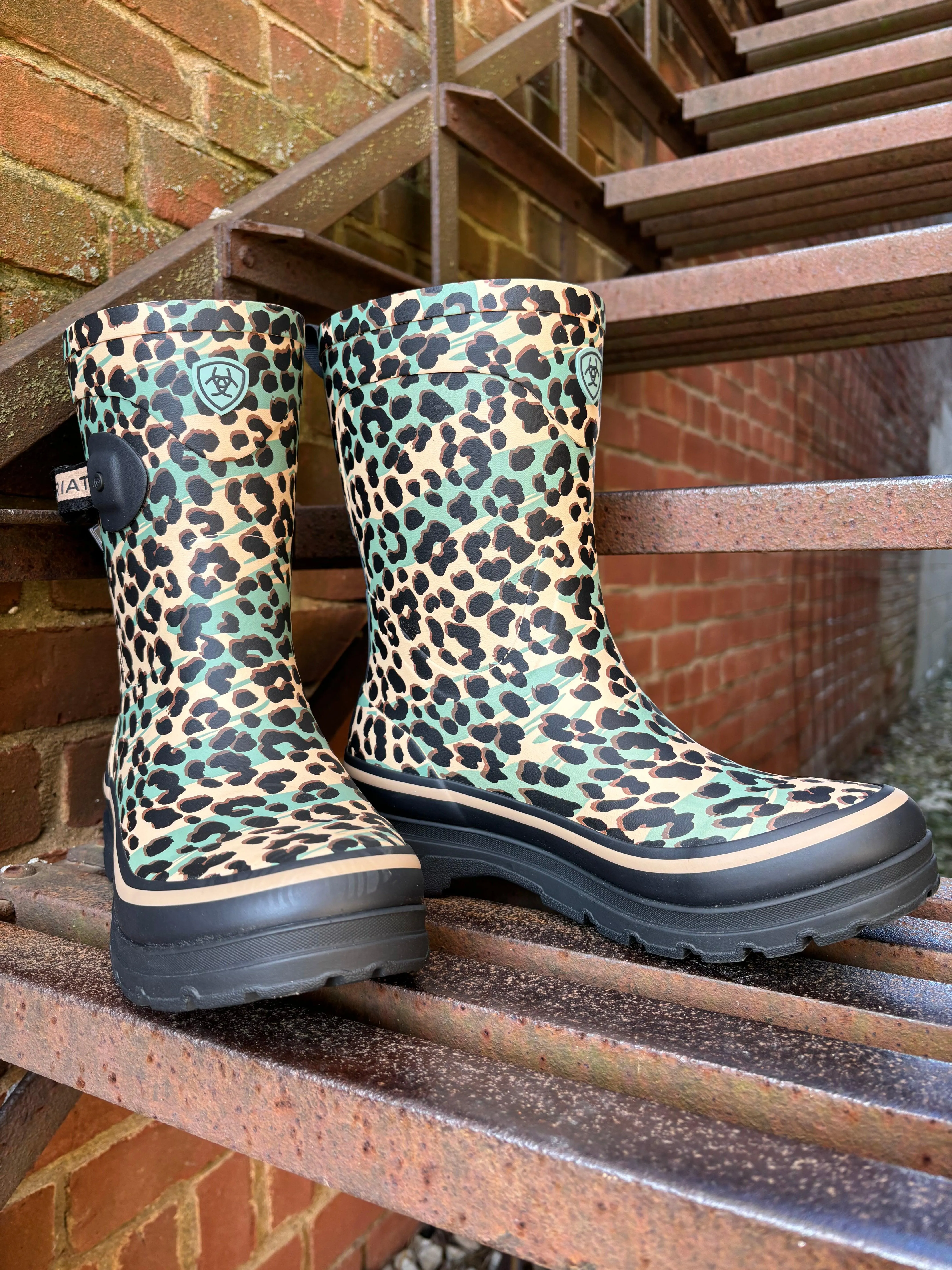 Ariat Insulated Leopard Camo Kelmarsh Mid Rubber Boots 10050930