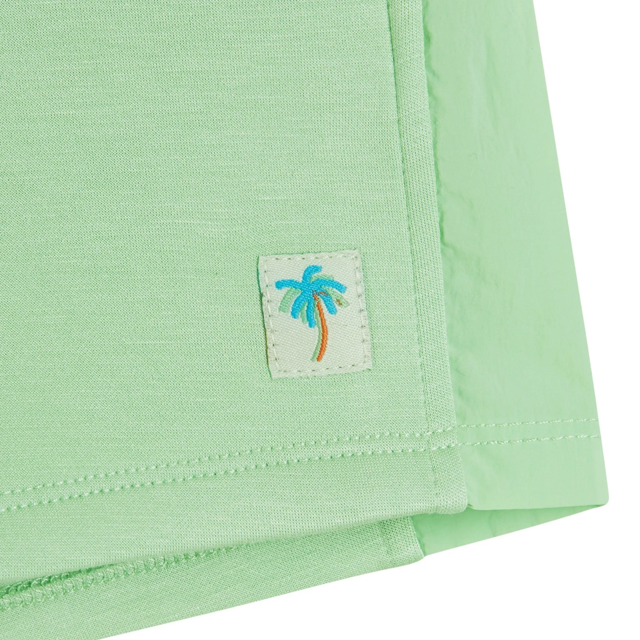 Athletic Track Shorts | Lime Green