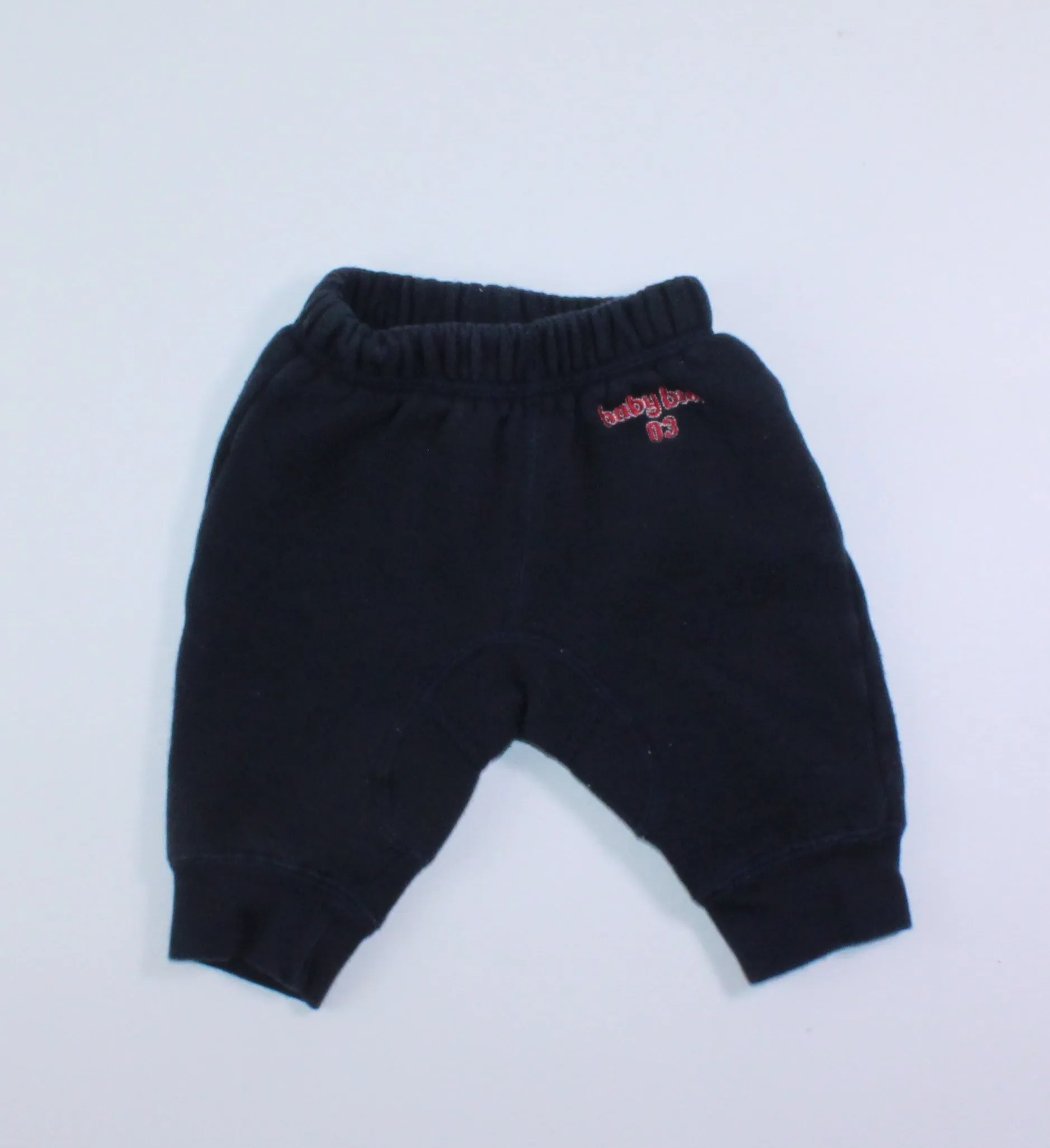 BABY BUM NAVY TRACK PANTS 3M EUC