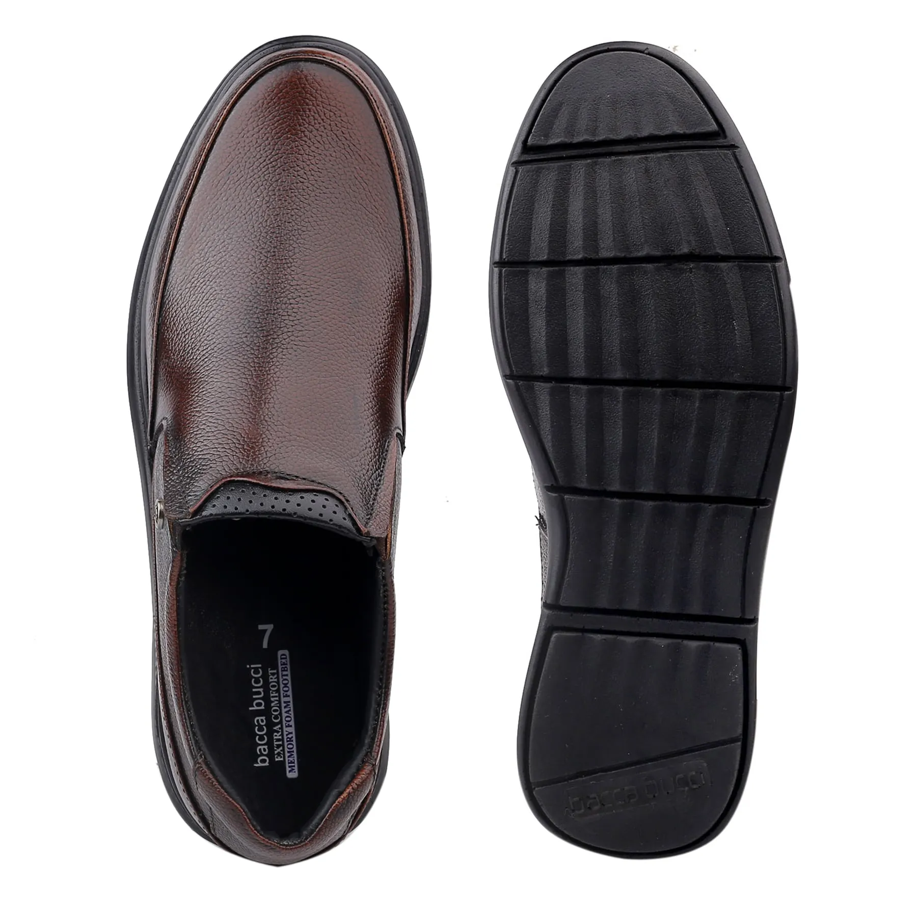 Bacca Bucci Leather Office Slip-ons Formal Shoes | UK- 06 to 14