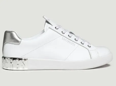 Bikkembergs Sheba Bianco Argento Sneaker Bassa