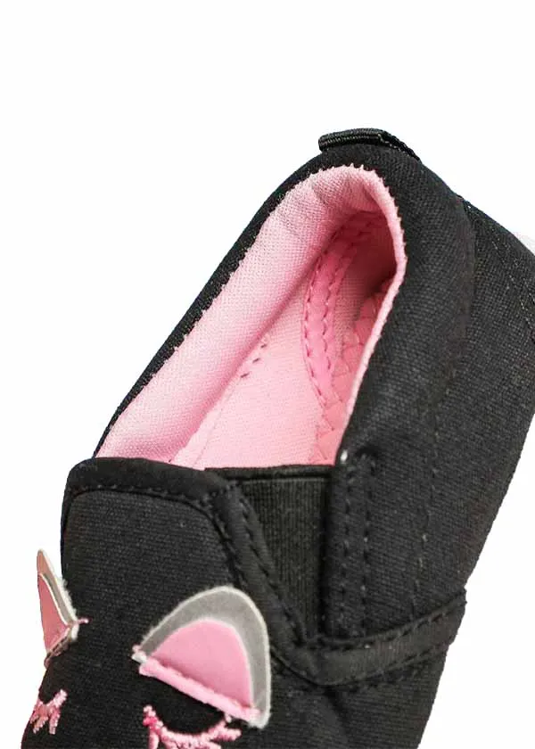 Black cat mary jane sneaker