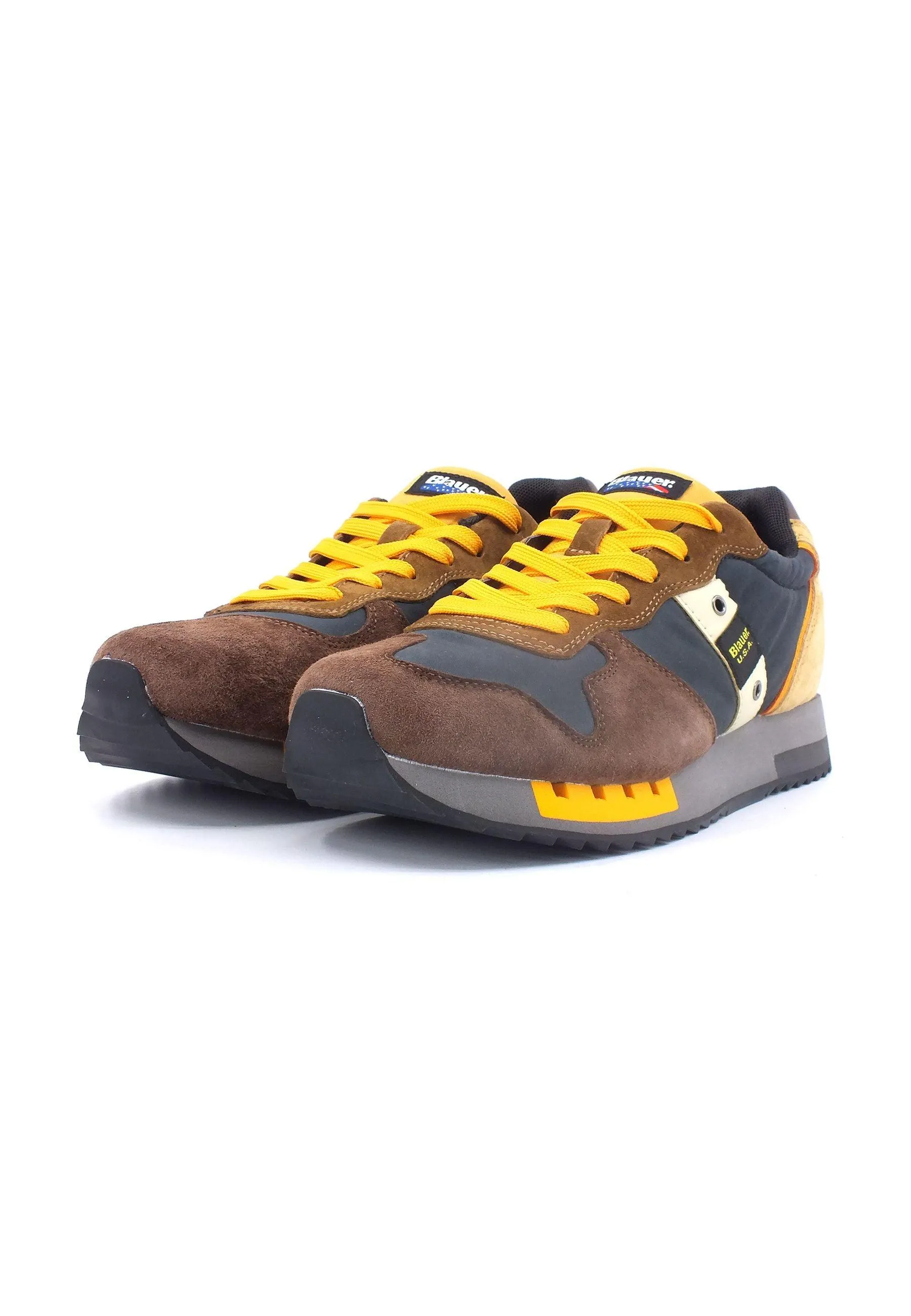 BLAUER Queens01 Sneaker Uomo Brown Grey F3QUEENS01