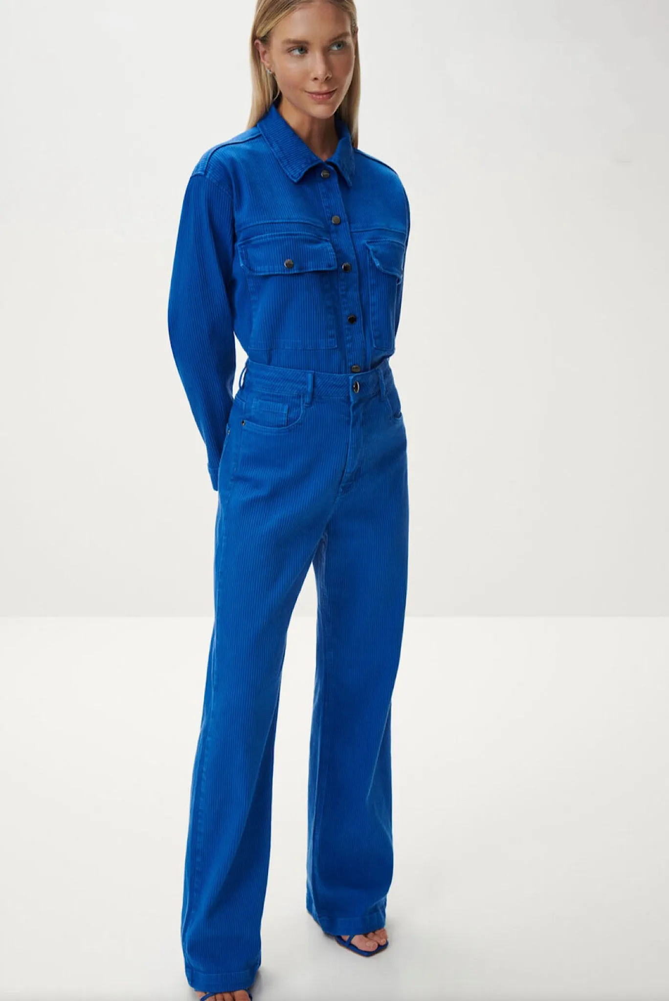 Blue Corduroy Pants