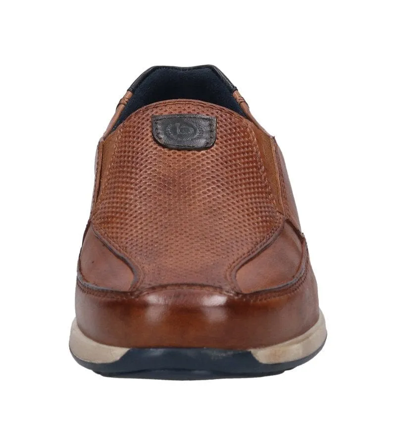 Bugatti Mens Leather Slip On Smart Casual Shoe - 311-A9Q61-4000