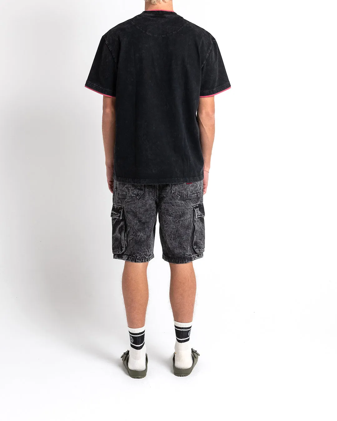 Burly Cargo Short - Mid Black