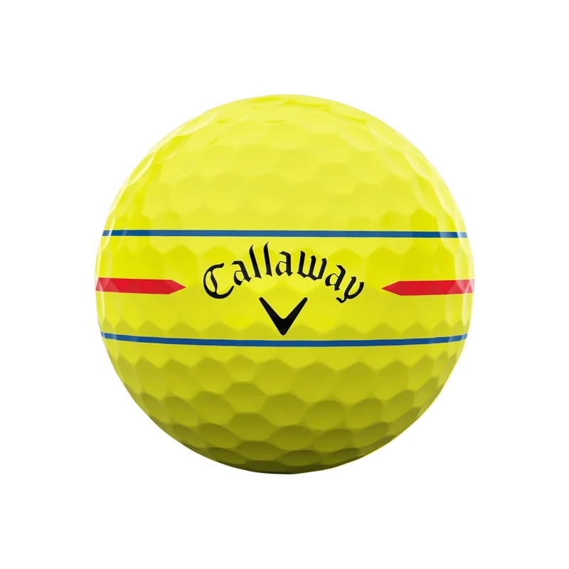 Callaway Chrome Soft 360 Triple Track Yellow Sleeve