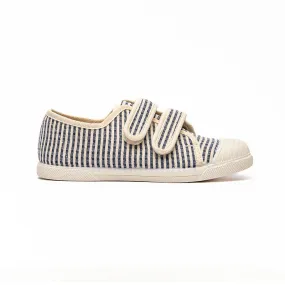 Canvas Double Sneaker in Stripes