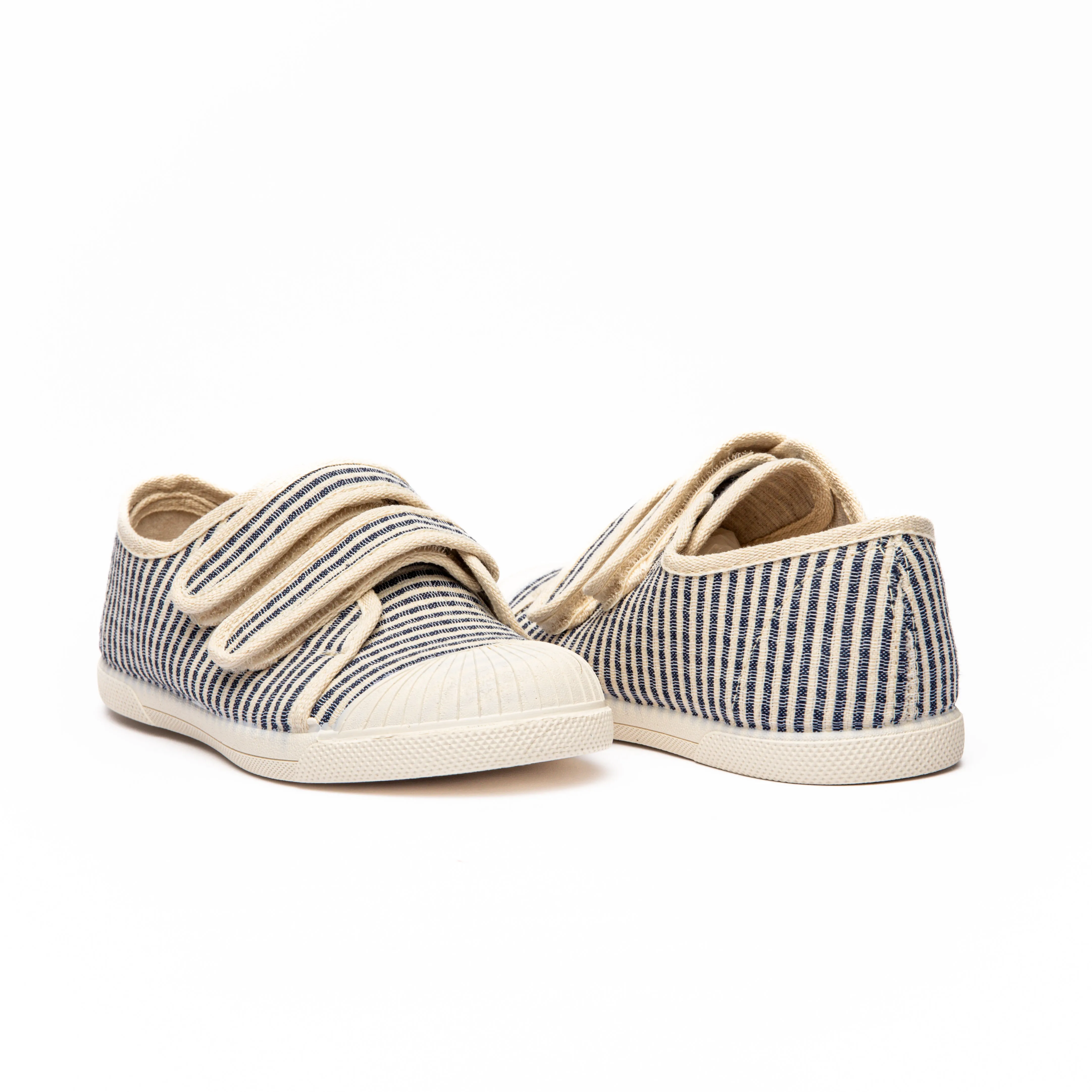 Canvas Double Sneaker in Stripes