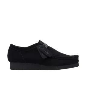 Clarks Mens Wallabee Evo 26172820 - Trendy Black Casual Shoe