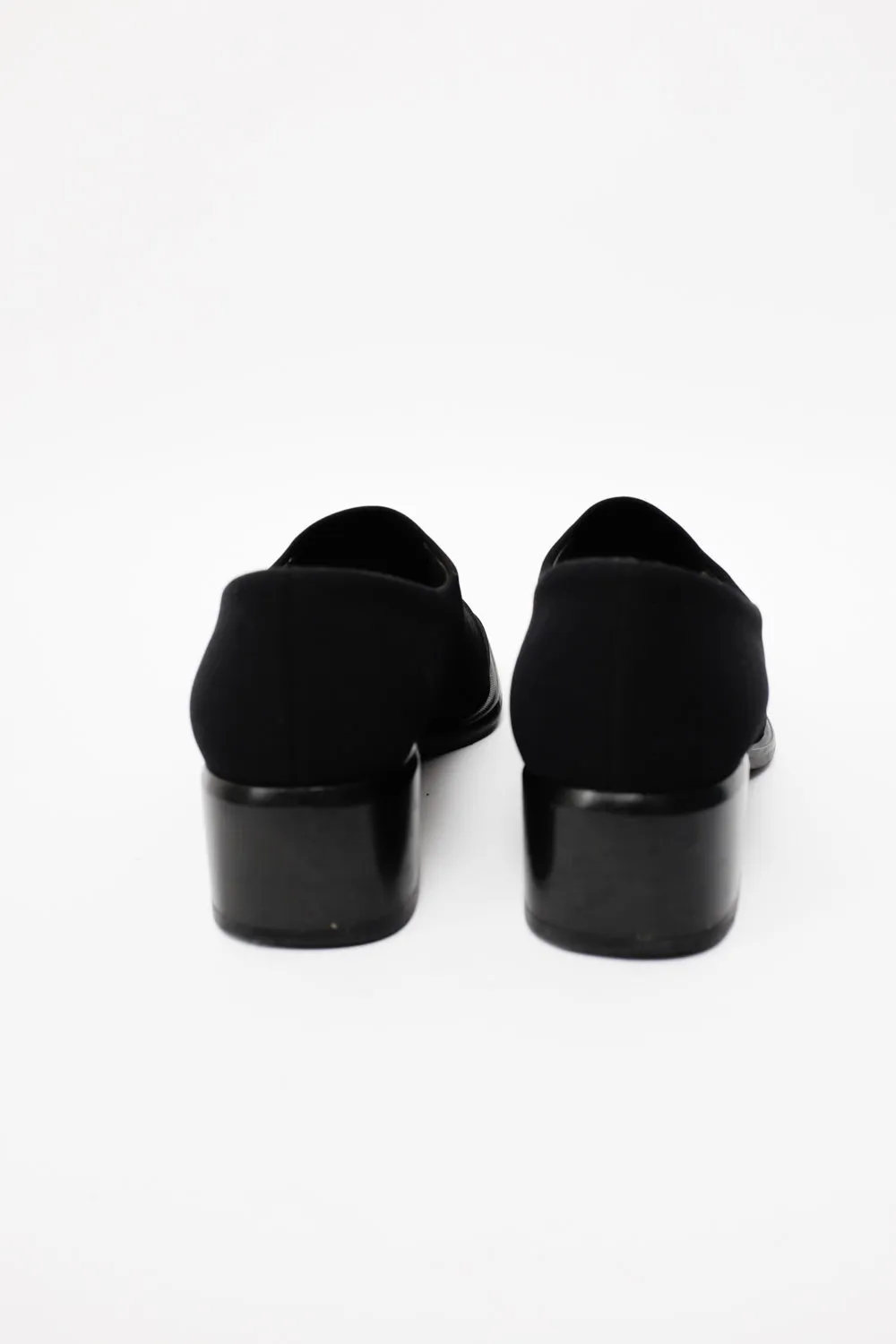 CLEAN 38 39 MINIMALIST BLACK LOAFER SHOES