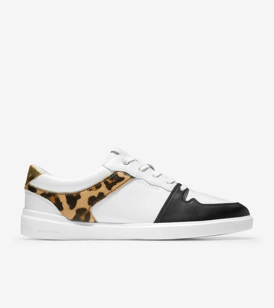 Cole Haan Tennis Sneaker White Leopard    