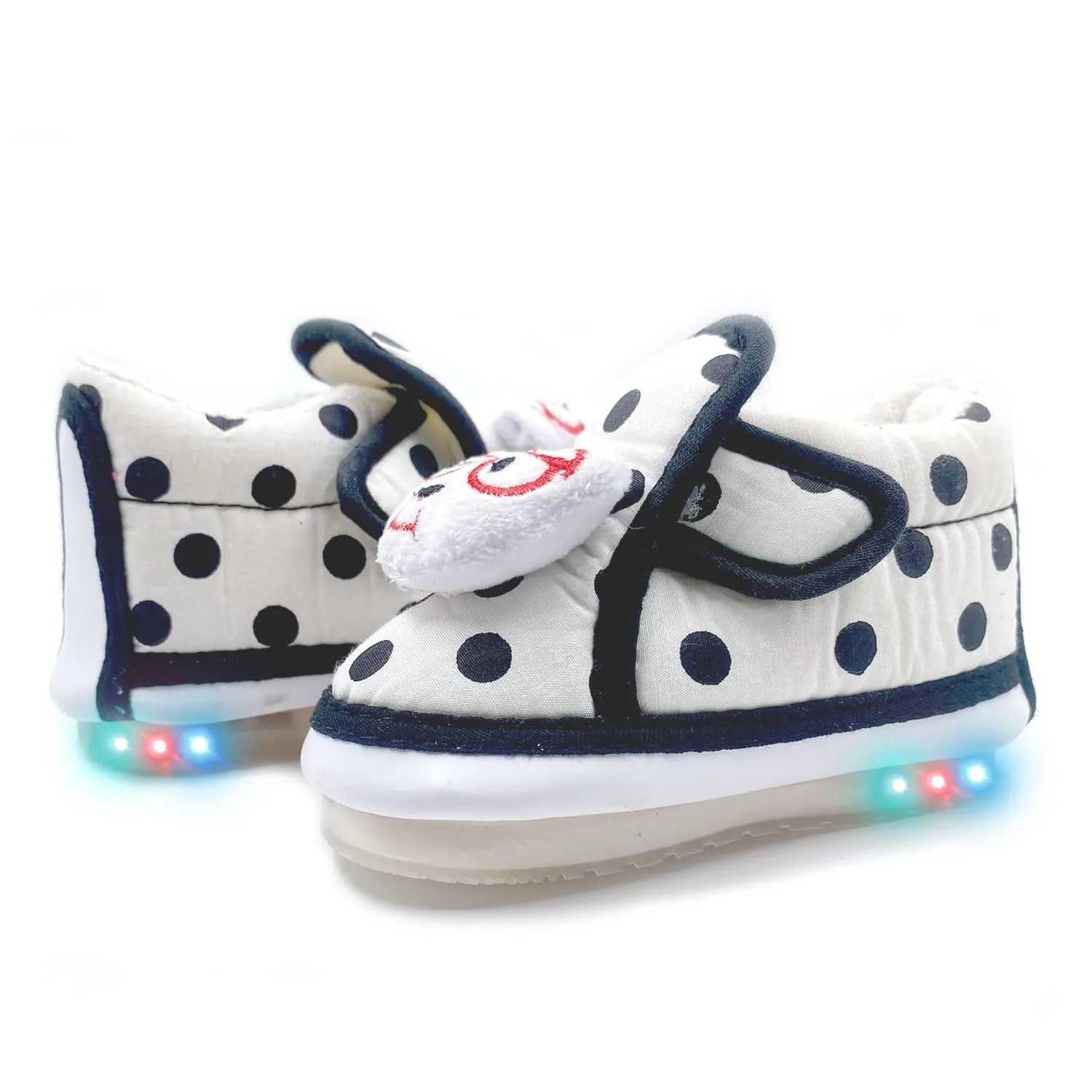 Cute-Puppy Chu Chu LED Polka Boots