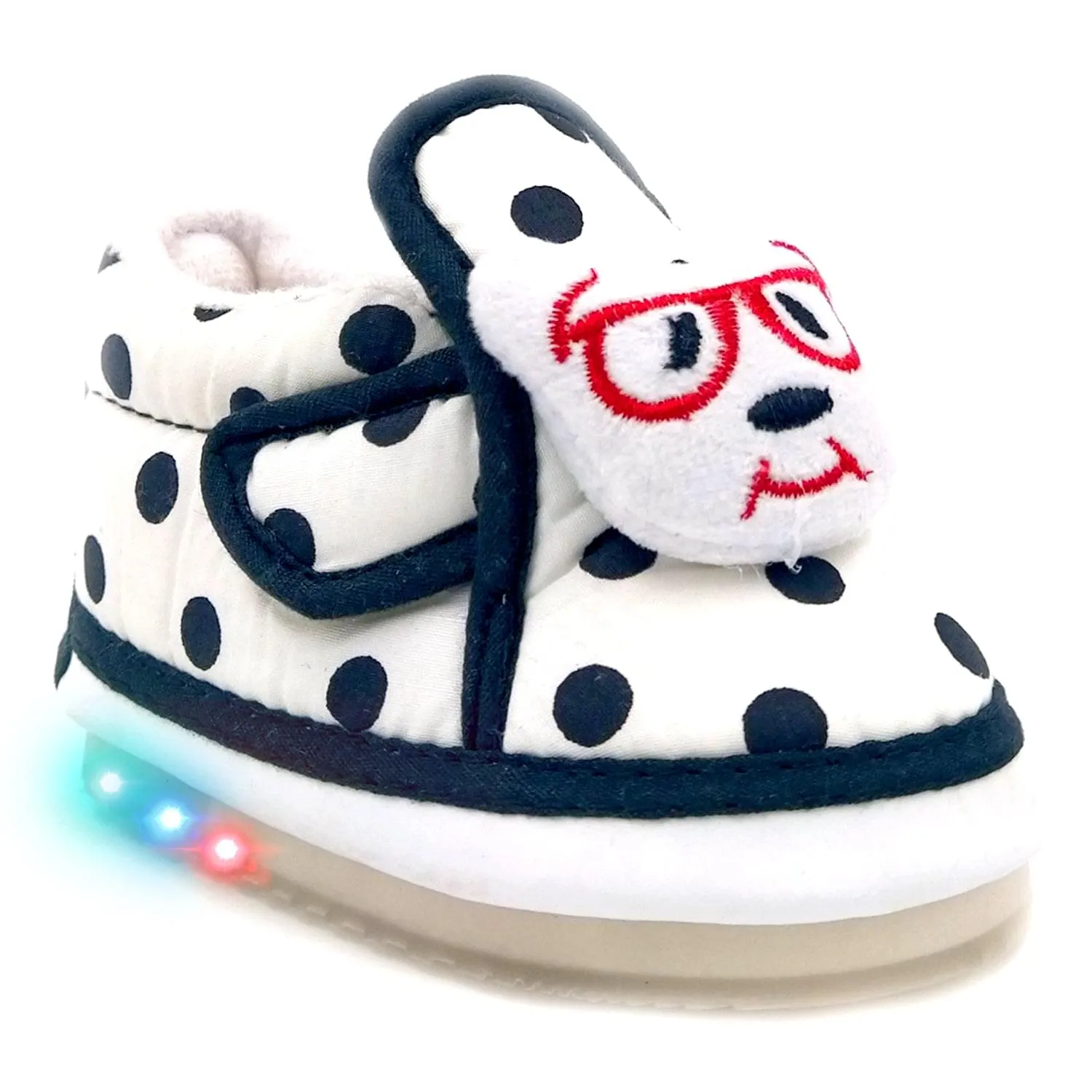 Cute-Puppy Chu Chu LED Polka Boots