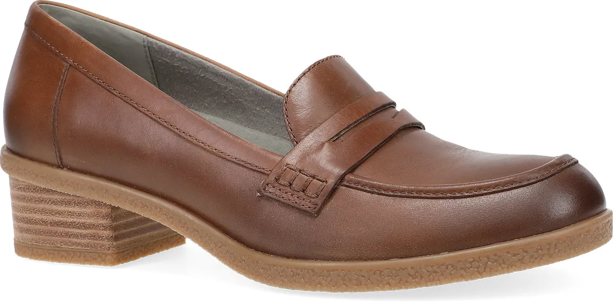 Danica Tan Heeled Penny Loafer