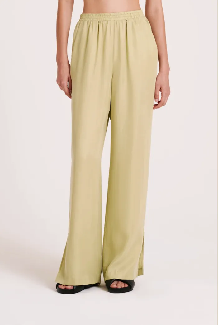 Dara Cupro Pants Lime