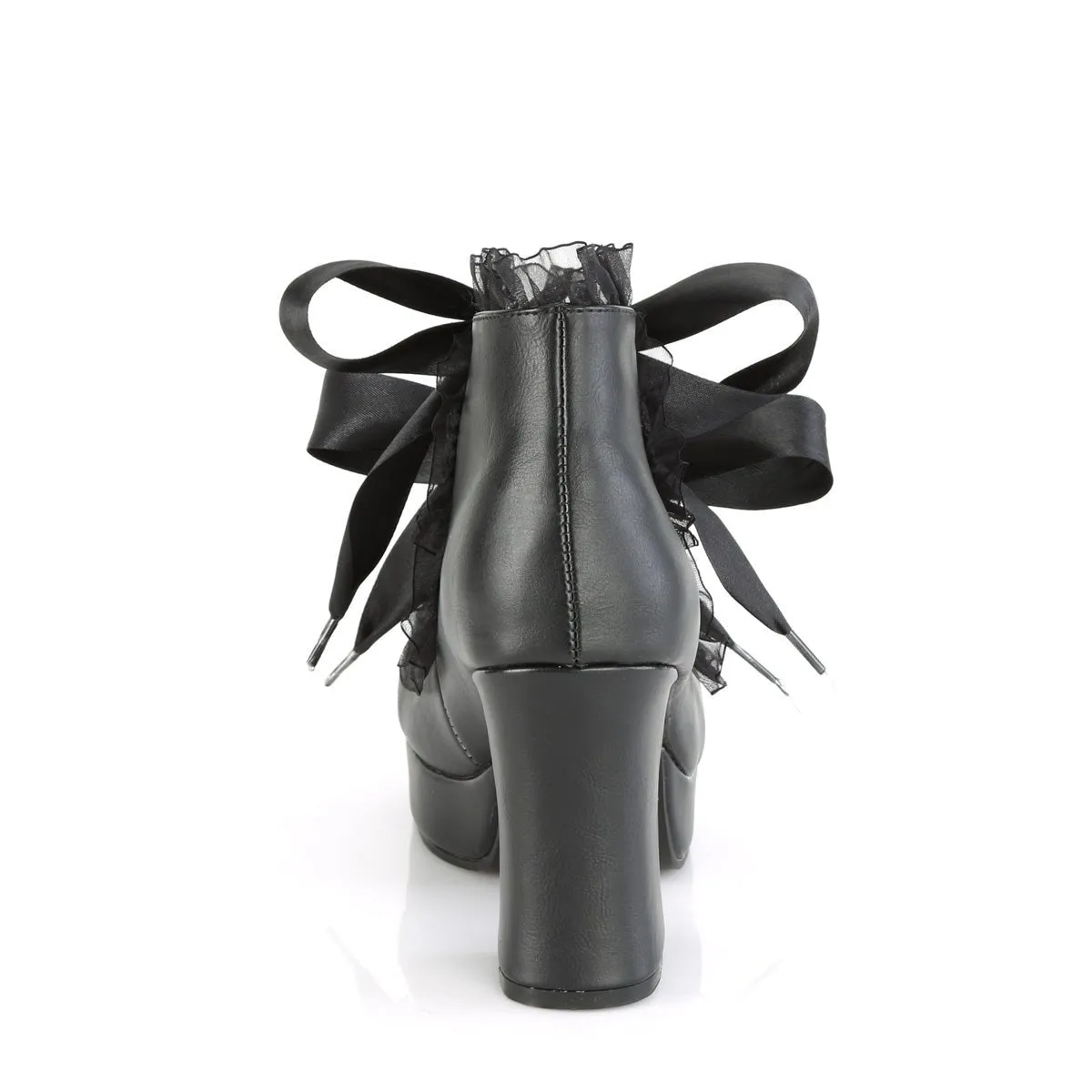 Demonia GOTHIKA-53 | Black Vegan Leather Platform Shoes