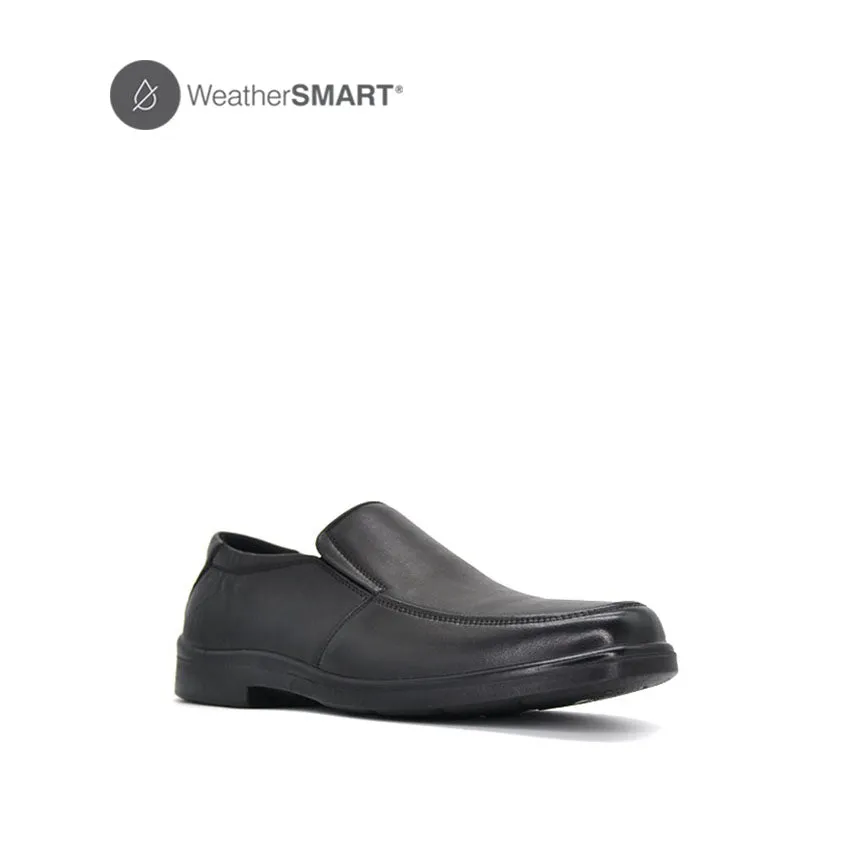 Dustin Slip On At Men's Shoes - Black Leather WP