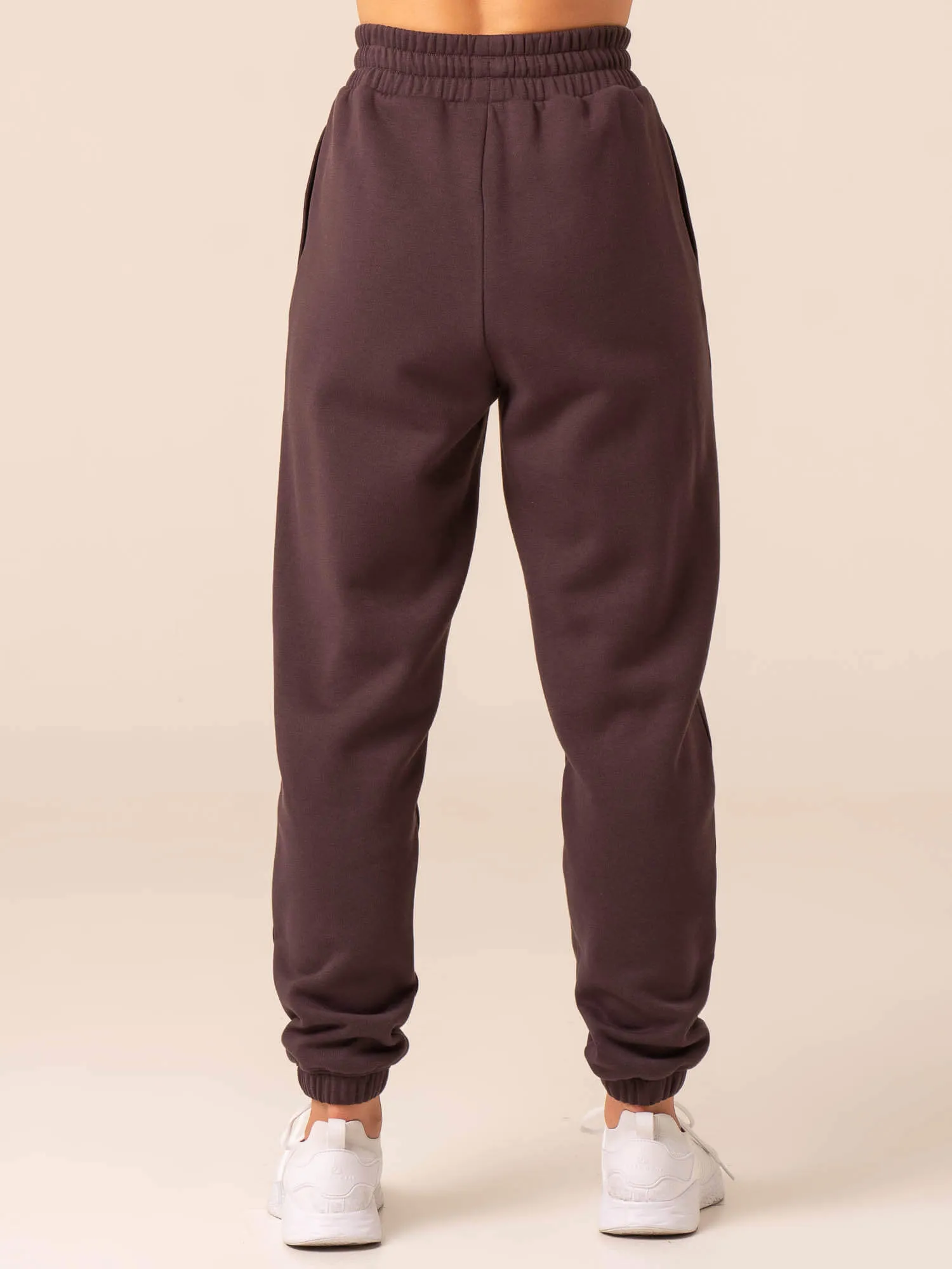 Embody Oversized Track Pants - Plum