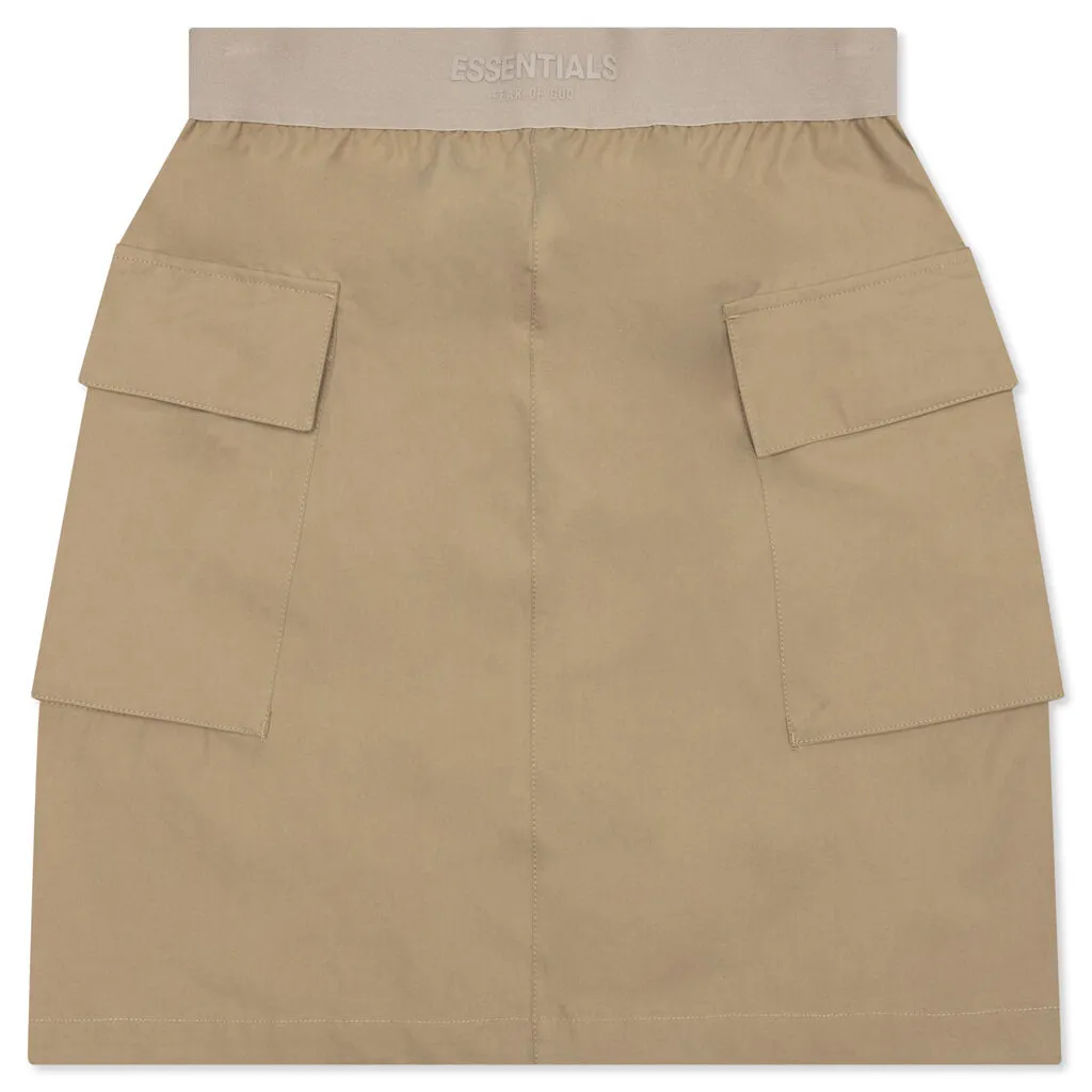 Essentials Women's Cargo Skirt - Oak