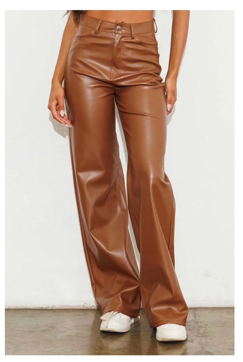 Fiona Pleather Pants