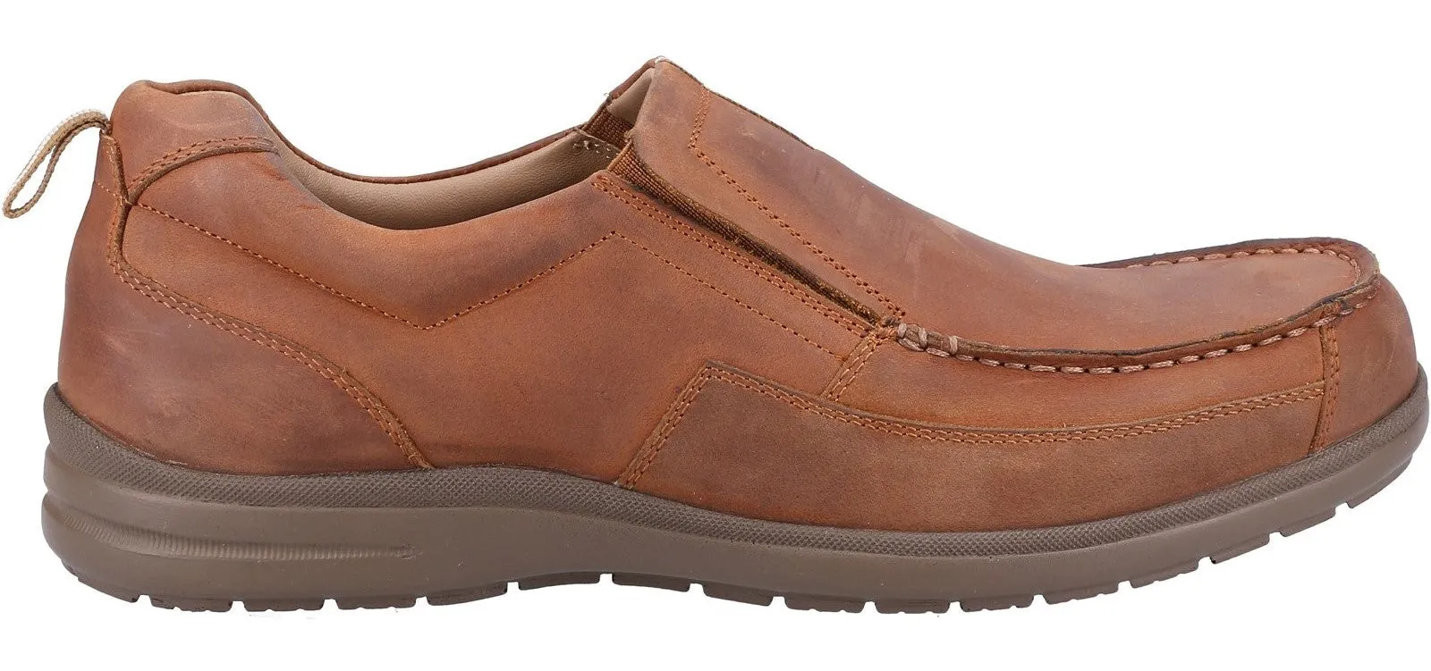 Fleet & Foster Paul Mens Leather Slip On Casual Shoe