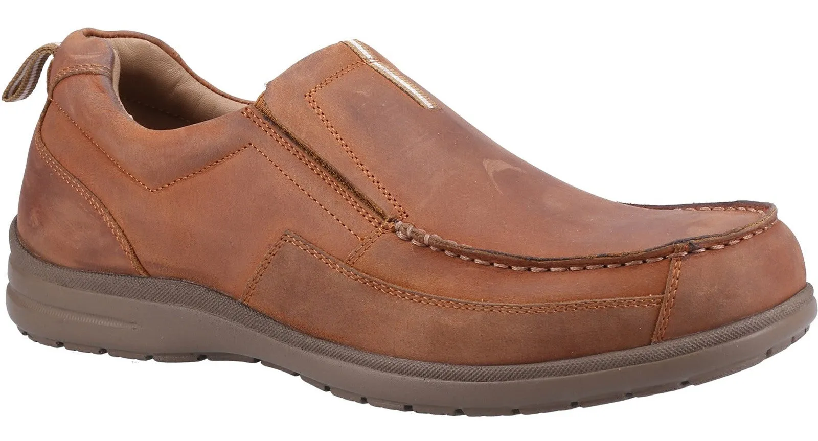 Fleet & Foster Paul Mens Leather Slip On Casual Shoe