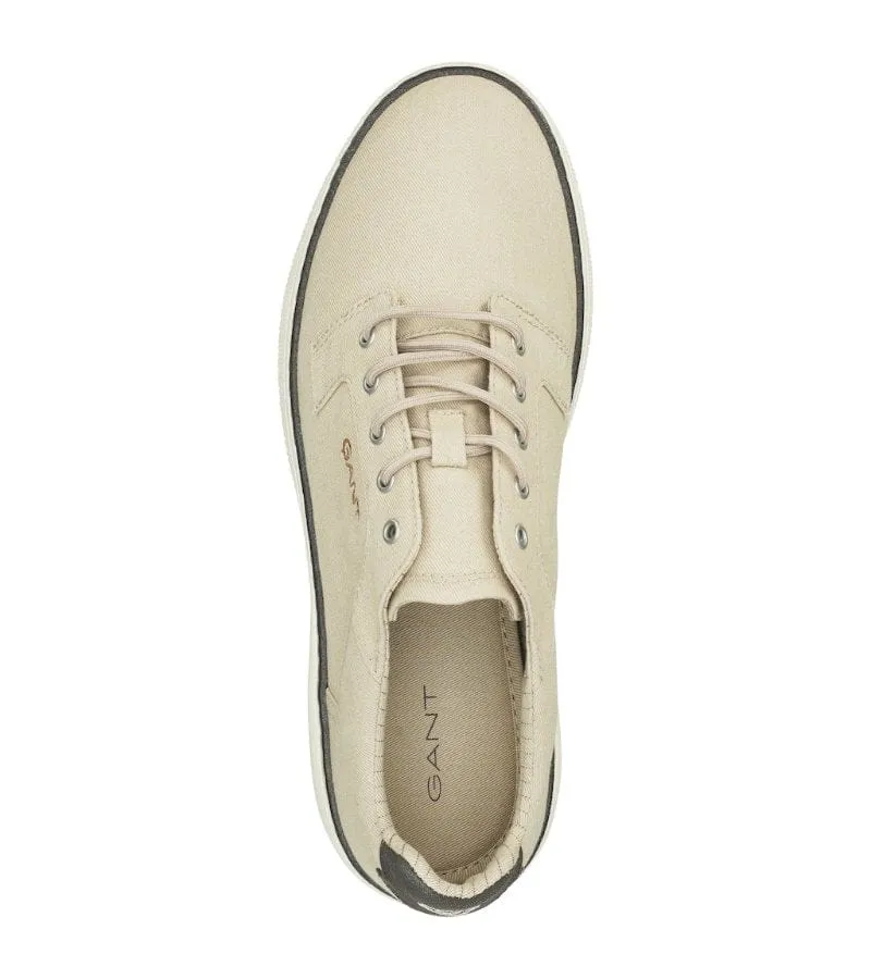 Gant Mens Beige Smart Casual Canvas Shoe - San Prep 26638853