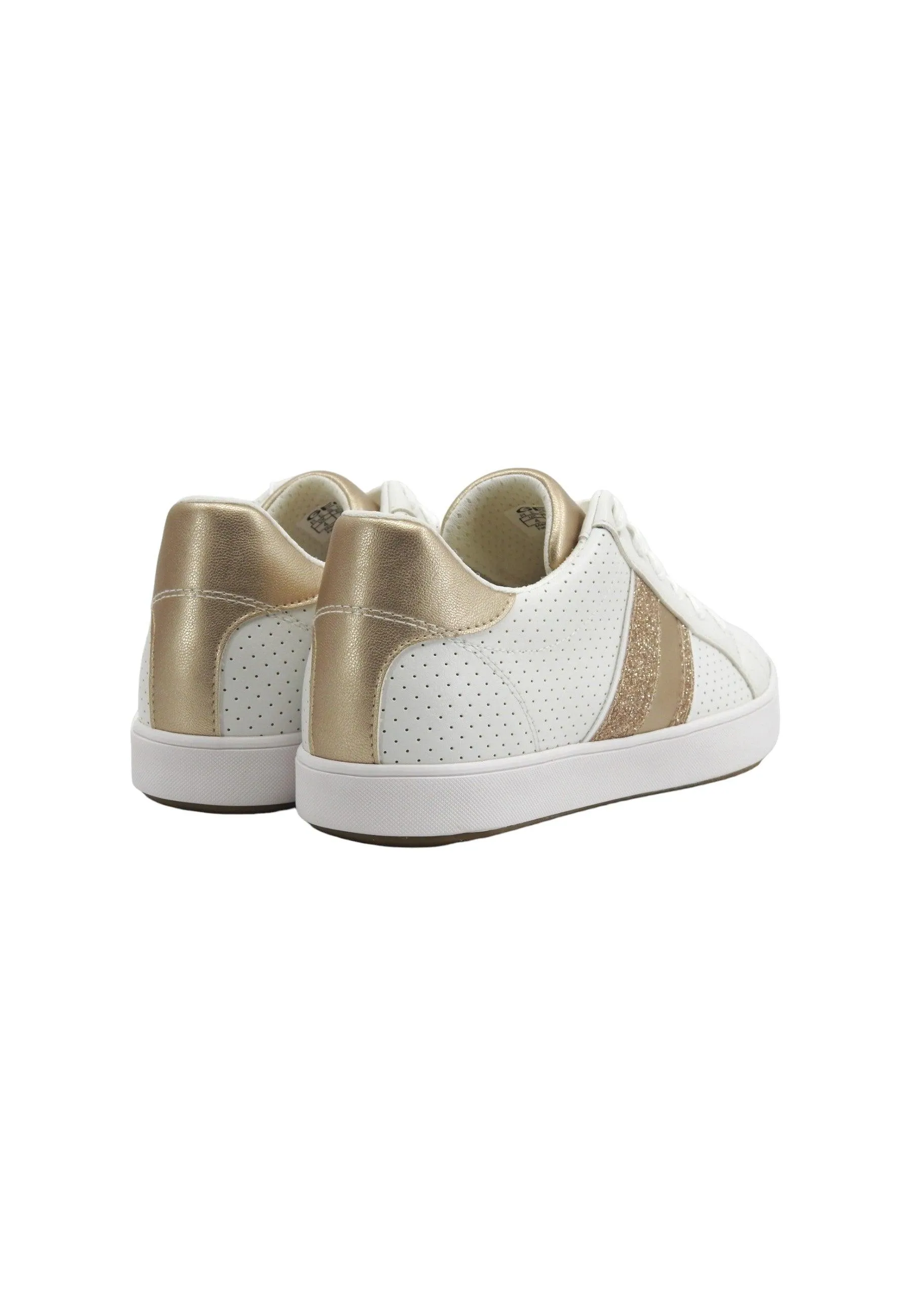 GEOX Blomiee Sneaker Donna White Gold D366HF054AJC1327