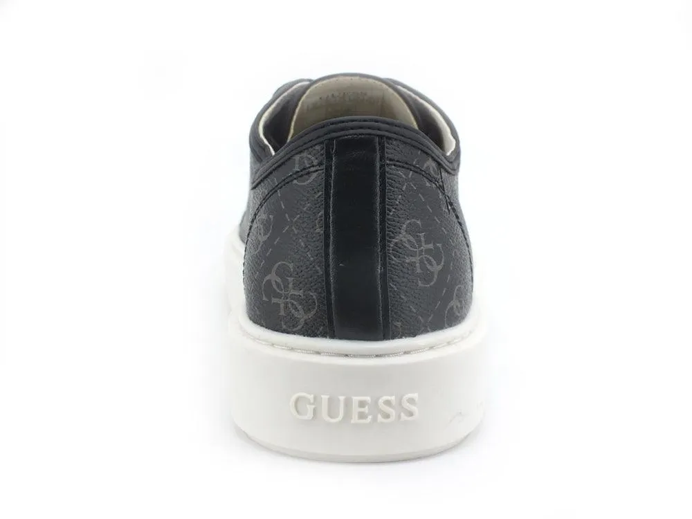 GUESS Sneaker Loghi Printed Leather Coal FM5VCUELE12