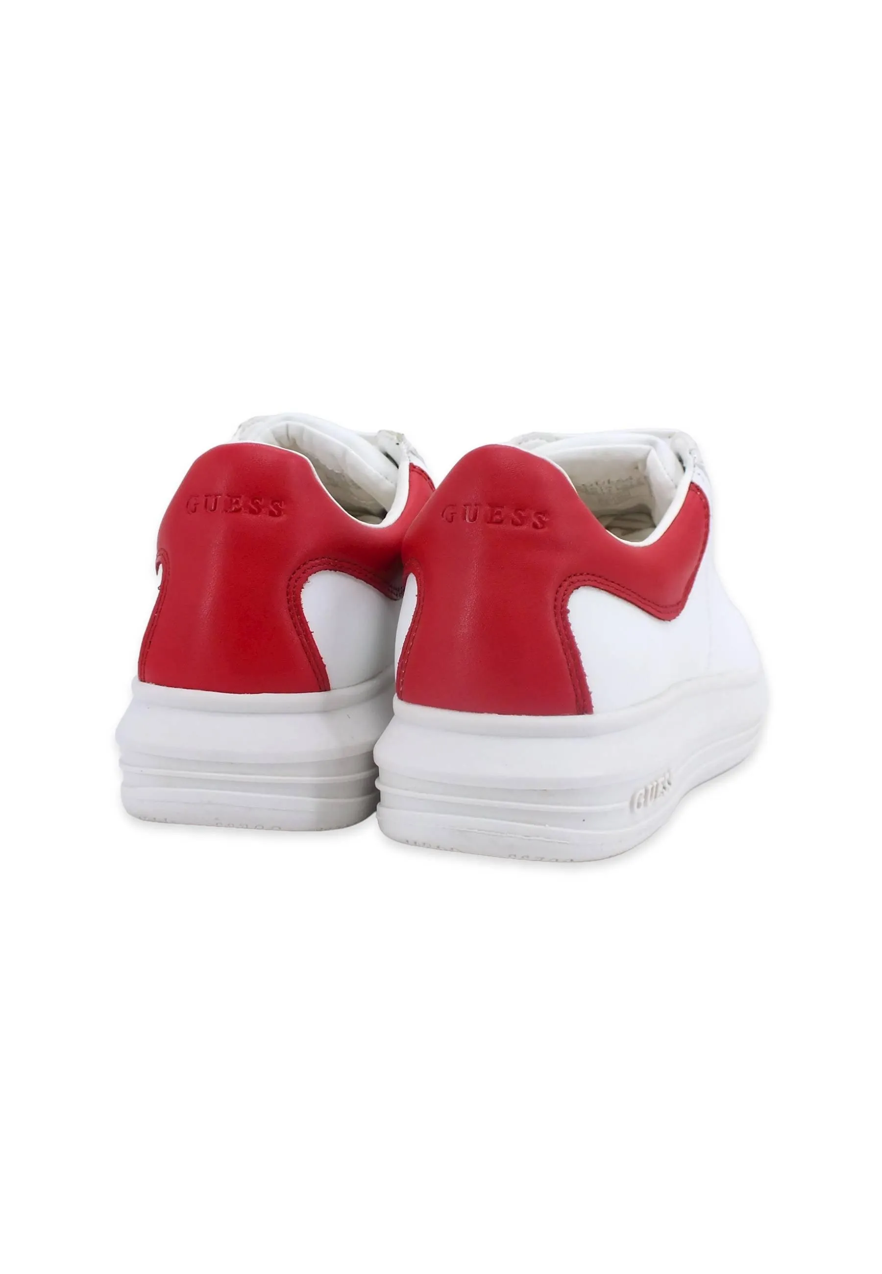 GUESS Sneaker Uomo White Red FM5VIBELE12