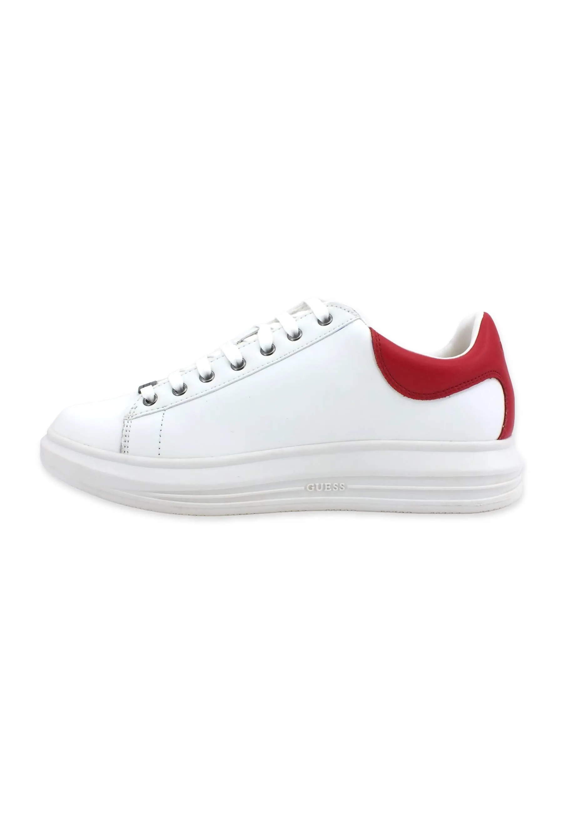 GUESS Sneaker Uomo White Red FM5VIBELE12