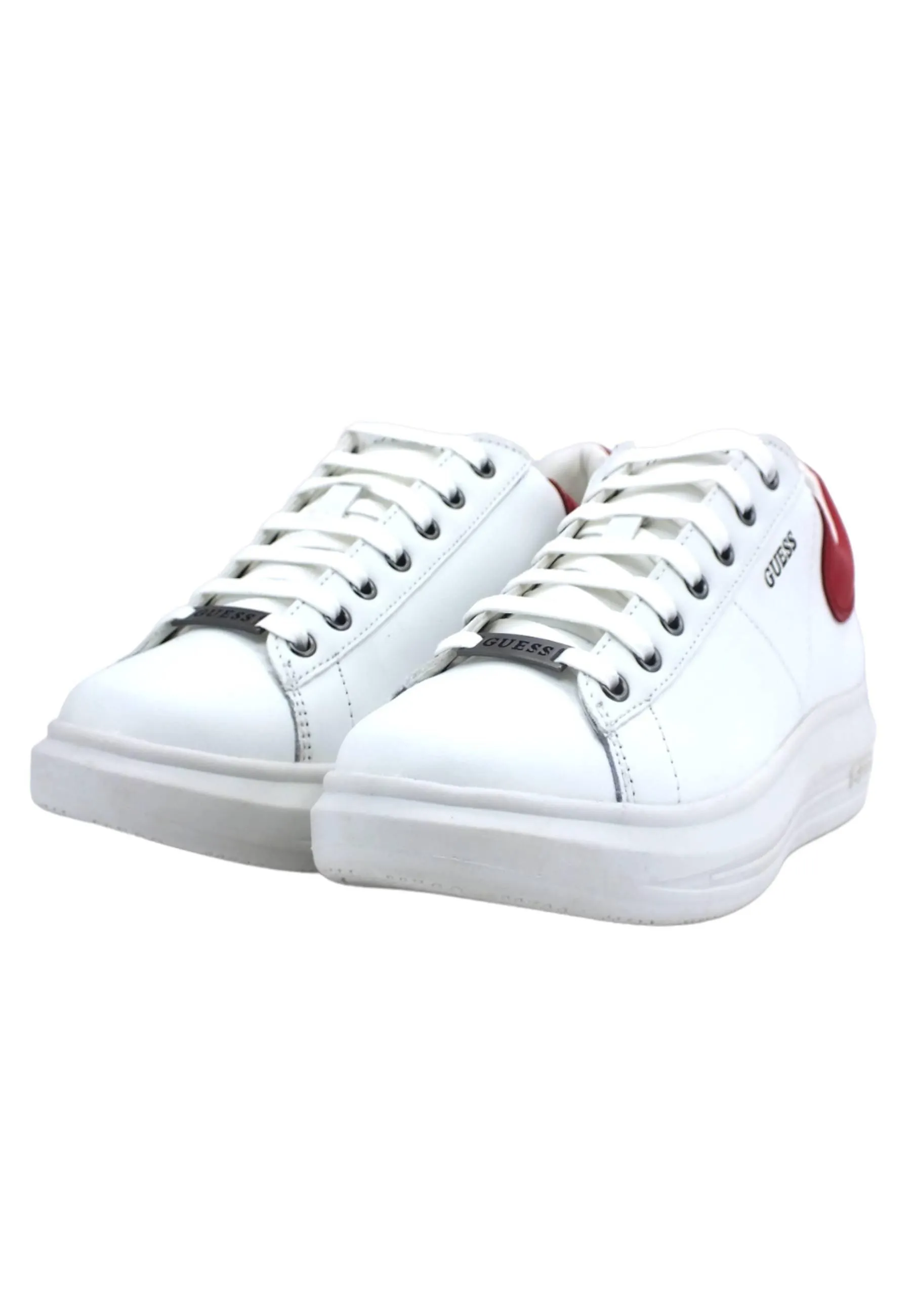 GUESS Sneaker Uomo White Red FM5VIBELE12