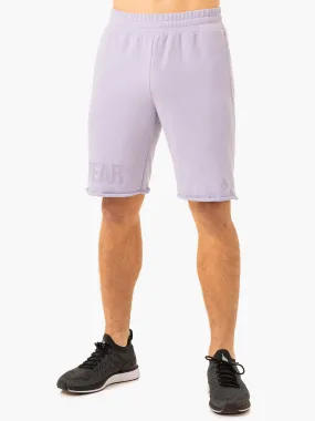 Heritage Fleece Track Shorts - Lavender