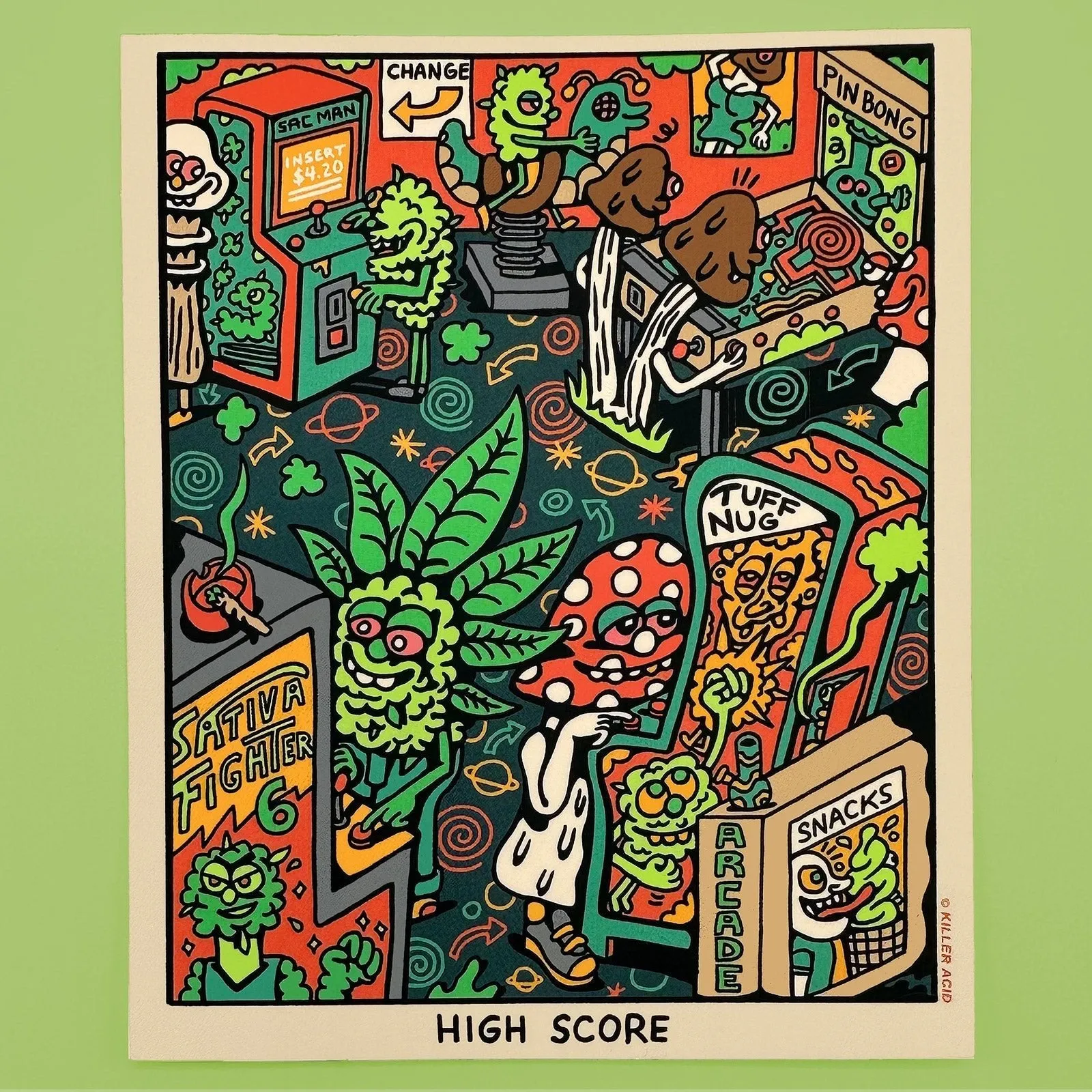 High Score Sticker