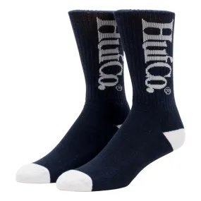 HUF CO CREW SOCK-BLUE